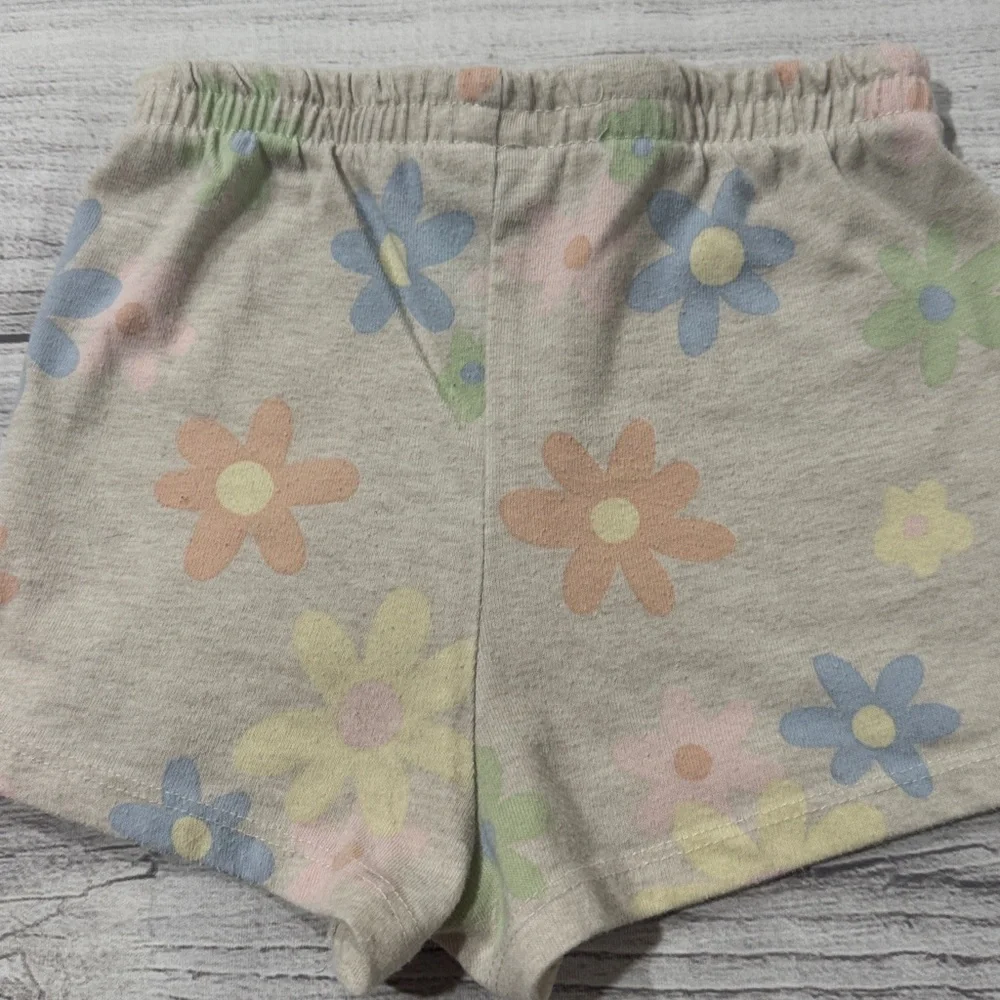 Garanimals Baby Girls Multicolor Floral Knit Shorts - Picture 4 of 4